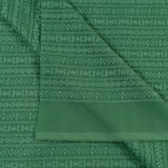Green Color Georgette Chikan Embroidery With Sequins