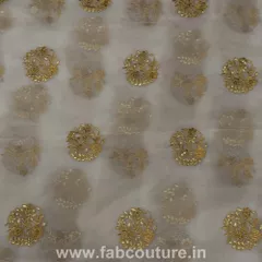 Organza Embroidery(1 mtr cut piece)