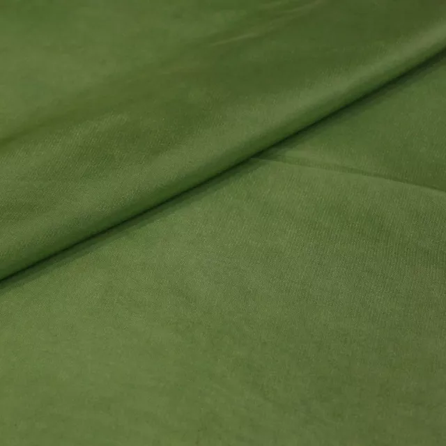 Green Color Plain Upada Silk