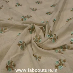 Khadi Cotton Embroidery(1.4 mtr cut piece)