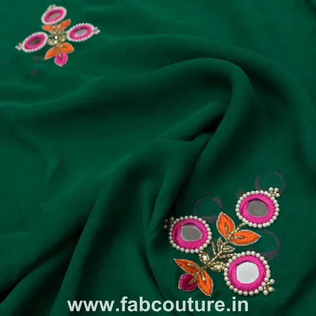 Georgette embroidery