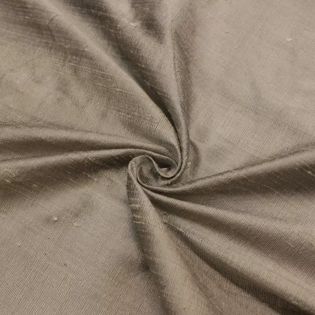 Grey Color Raw Silk