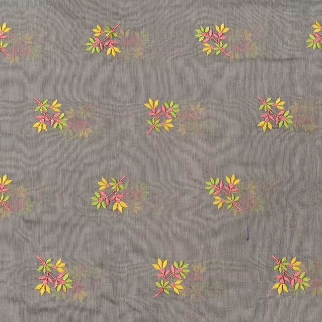 Chanderi Embroidery(1.3 mtr cut piece)