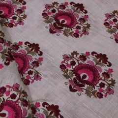 Poly Silk Embroidery(1.50mtr Cut Piece)