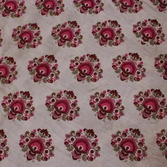 Poly Silk Embroidery(1.50mtr Cut Piece)