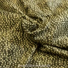 Mehndi Green Dazzle Flex Cotton Print(1.8 mtr cut piece)