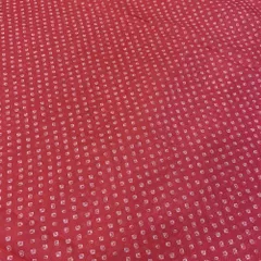 Pink Tabby silk Tie N Dye Digital Print Fabric