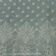 Sage Green Georgette Embroidery