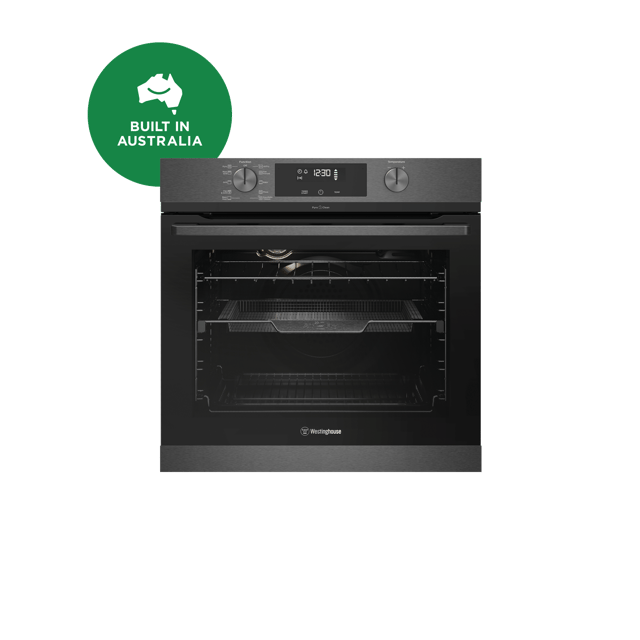 60cm Electric Steam Oven w AirFry Dark S/S