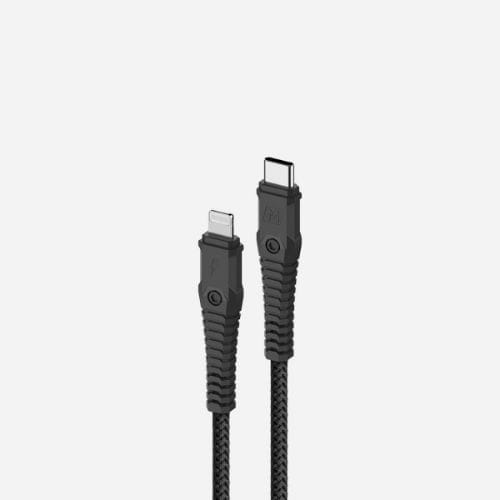 Momax Tough Max DL33 Fast Charge PD 3.0 C to lightning 1.2m Cable - Black