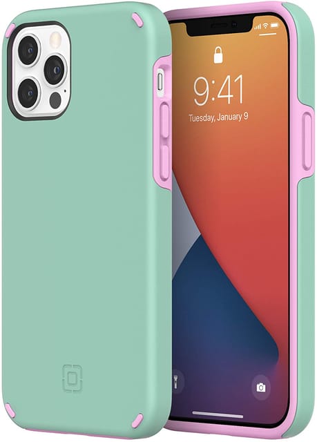 Incipio Two-Piece Case - Mint/Pink - iphone 12 /12 pro 6.1