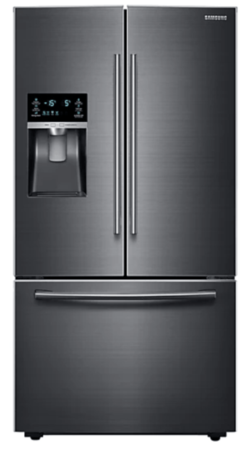 450L Bottom Mount Refrigerator Brushed Silver