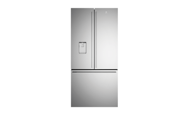 600L French 4 Door Fridge w/ Water Dispenser - Dark S/S