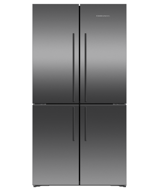 605L Quad Door Fridge w/ Bar Handles - S/S