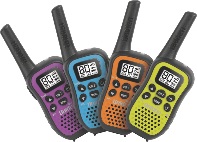 Uniden UHF CB Handheld Radio  Quad Colour Pack