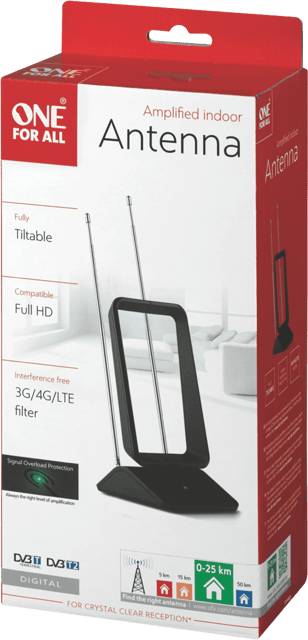One For All Amplified Indoor Antenna