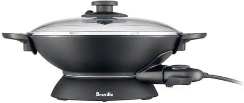 BREVILLE The Quick Wok, 5 Litre Compact Size - Black