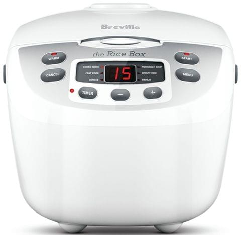 BREVILLE The Rice Box Rice Cooker - White