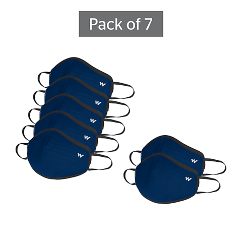 SUPERMASK W95 Plus Reusable Outdoor Respirator - POPCORN BLUE Pack Of 7