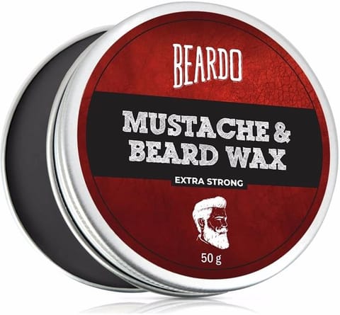 Beardo Beard & Mustache Wax Extra Strong 50 Gm Wax  (50 g)