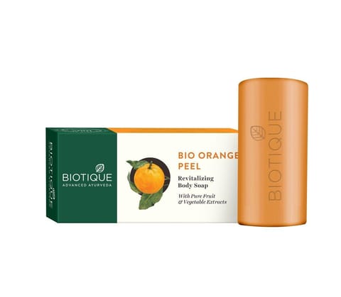 Biotique Bio Orange Peel Revitalizing Body Soap, 150g