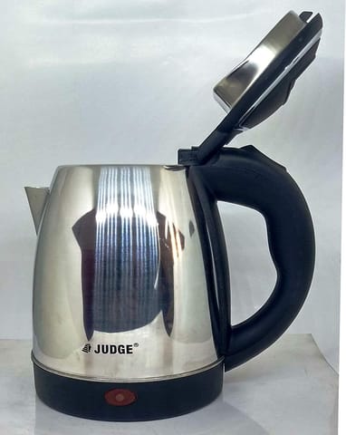 TTK PRESTIGE JUDGE Stainless Steel Kettle 1.2 L with Concealed Element and Detachable Power Base (Silver)