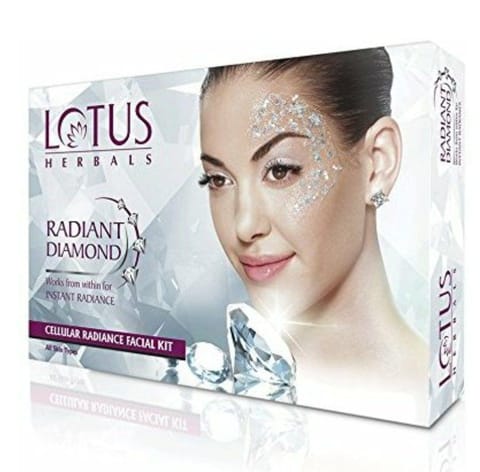 Lotus Herbals Radiant Diamond Facial Kit, 710 g