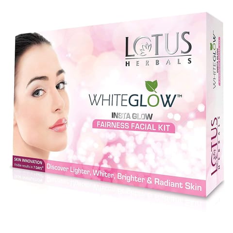 Lotus Herbals White Glow Insta Glow Fairness 1 Facial Kit, 40g
