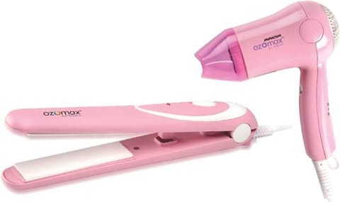 Ozomax BL-300-MS Personal Care Appliance Combo(Hair Dryer, Hair Straightener)