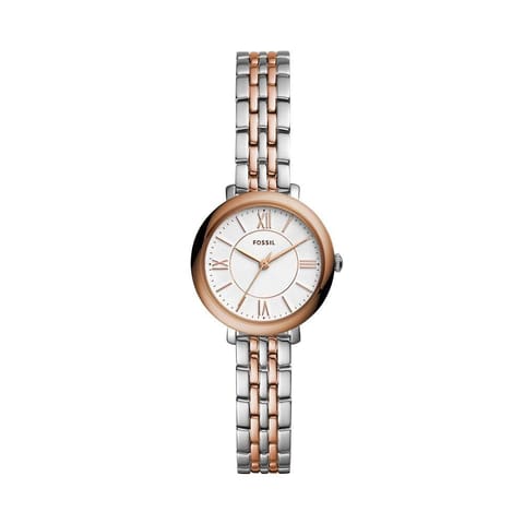FOSSIL JACQUELINE ANALOG WHITE DIAL WOMEN'S WATCH
