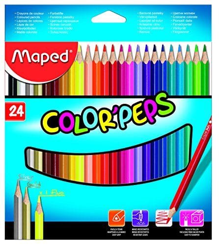 Maped Color Pencil Box Of 24
