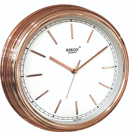 Rikon Premium Sweep Clock ROSE GOLD_3851 DX SW