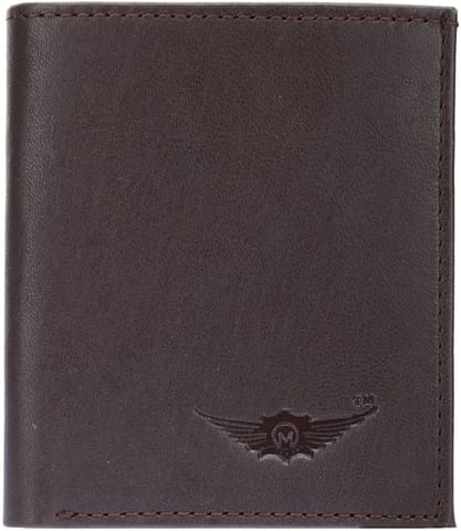 Genuine Leathers Brown Bi-Fold CARD HOLDER (MW028) by Maskino Leathers_MW028