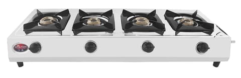 Capri Series 4B Stainless Steel Cook Top Gas Stove - Square PSR (Manual Burner)