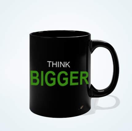Cremic Coffee Mug-Think Bigger Motivation Quote