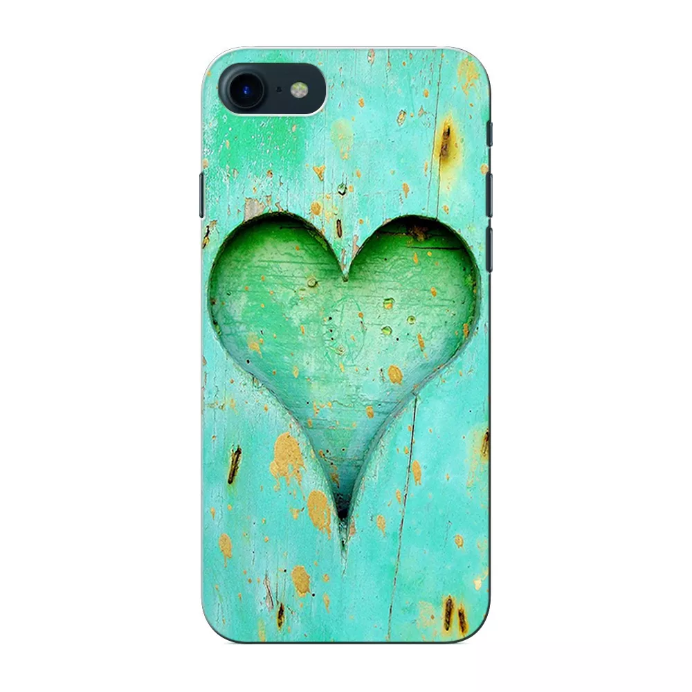 Prinkraft designer back case / cover for Apple iPhone 7 with Wooden Heart/ LoveTheme, Apple iPhone 7 case, Printed Cover for Apple iPhone 7, 3D Designer Back case for Apple iPhone 7
