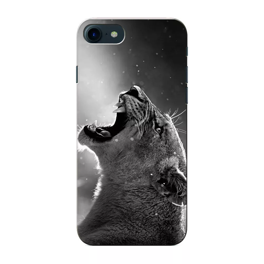 Prinkraft designer back case / cover for Apple iPhone 7 with Lion Theme, Apple iPhone 7 case, Printed Cover for Apple iPhone 7, 3D Designer Back case for Apple iPhone 7