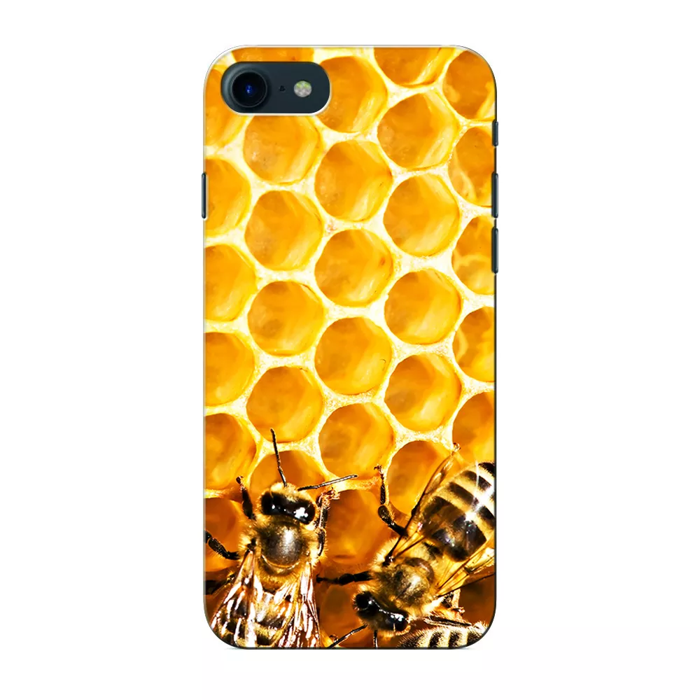 Prinkraft designer back case / cover for Apple iPhone 7 with Honey Bee nest TextureTheme, Apple iPhone 7 case, Printed Cover for Apple iPhone 7, 3D Designer Back case for Apple iPhone 7