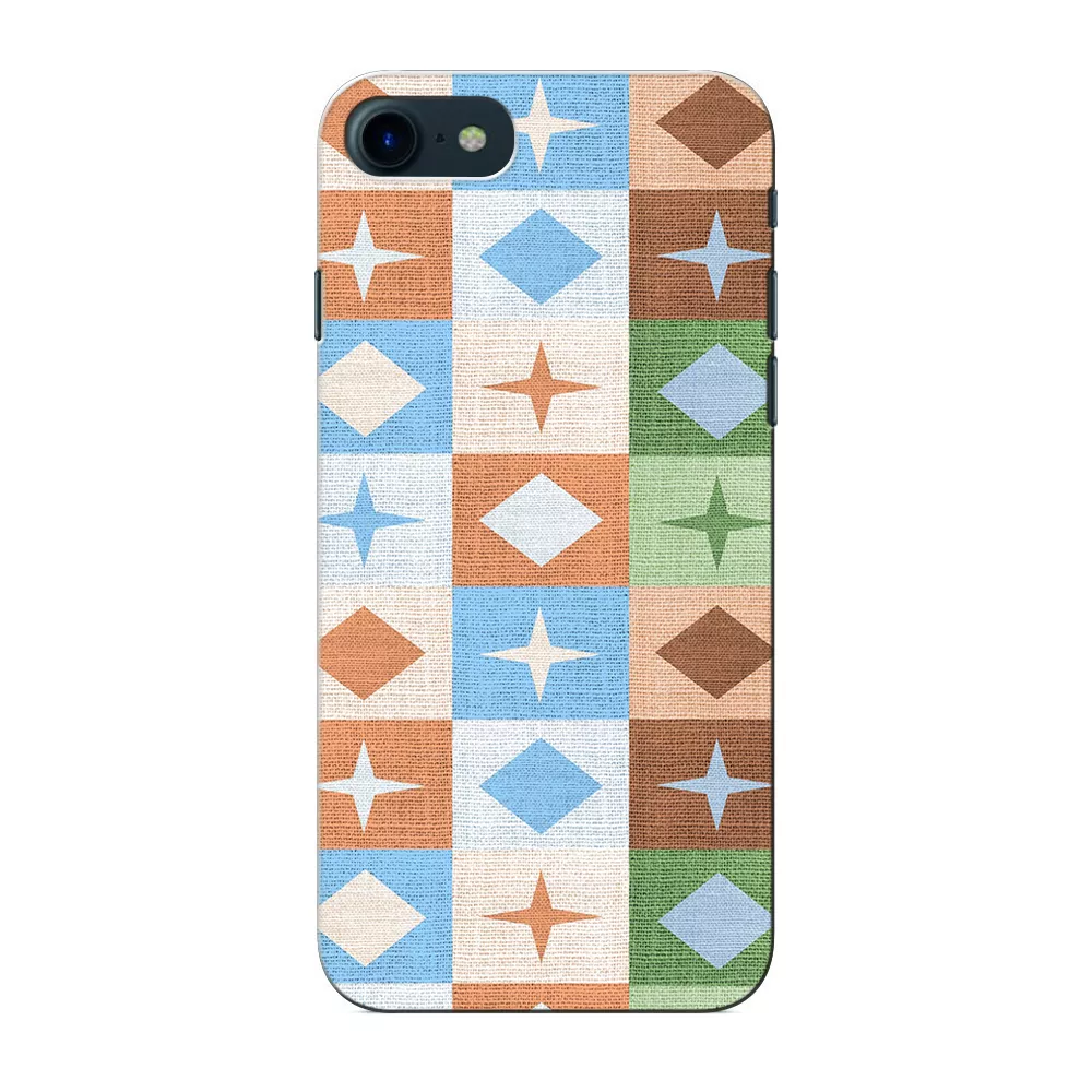 Prinkraft designer back case / cover for Apple iPhone 7 with Multicolor Shape TextureTheme, Apple iPhone 7 case, Printed Cover for Apple iPhone 7, 3D Designer Back case for Apple iPhone 7