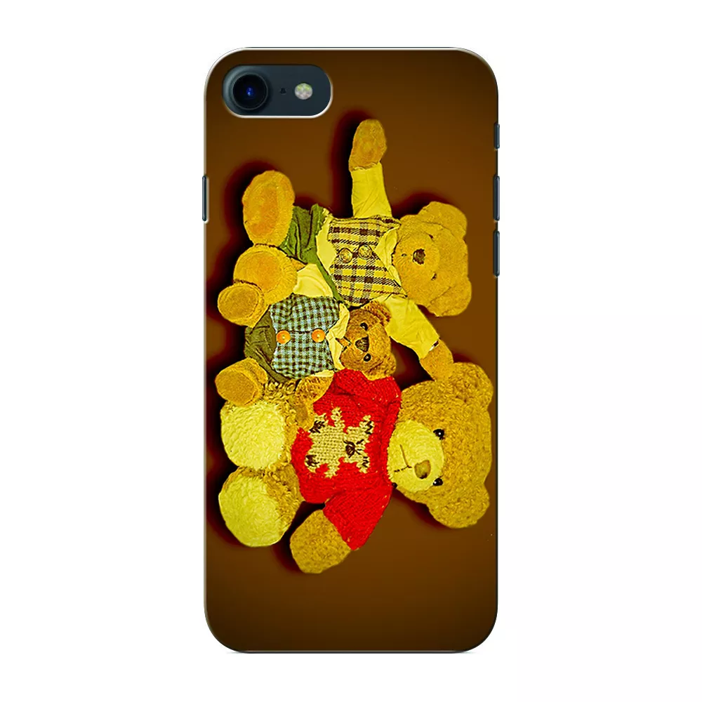 Prinkraft designer back case / cover for Apple iPhone 7 with Teddy Bear Family/ Couple TeddyTheme, Apple iPhone 7 case, Printed Cover for Apple iPhone 7, 3D Designer Back case for Apple iPhone 7