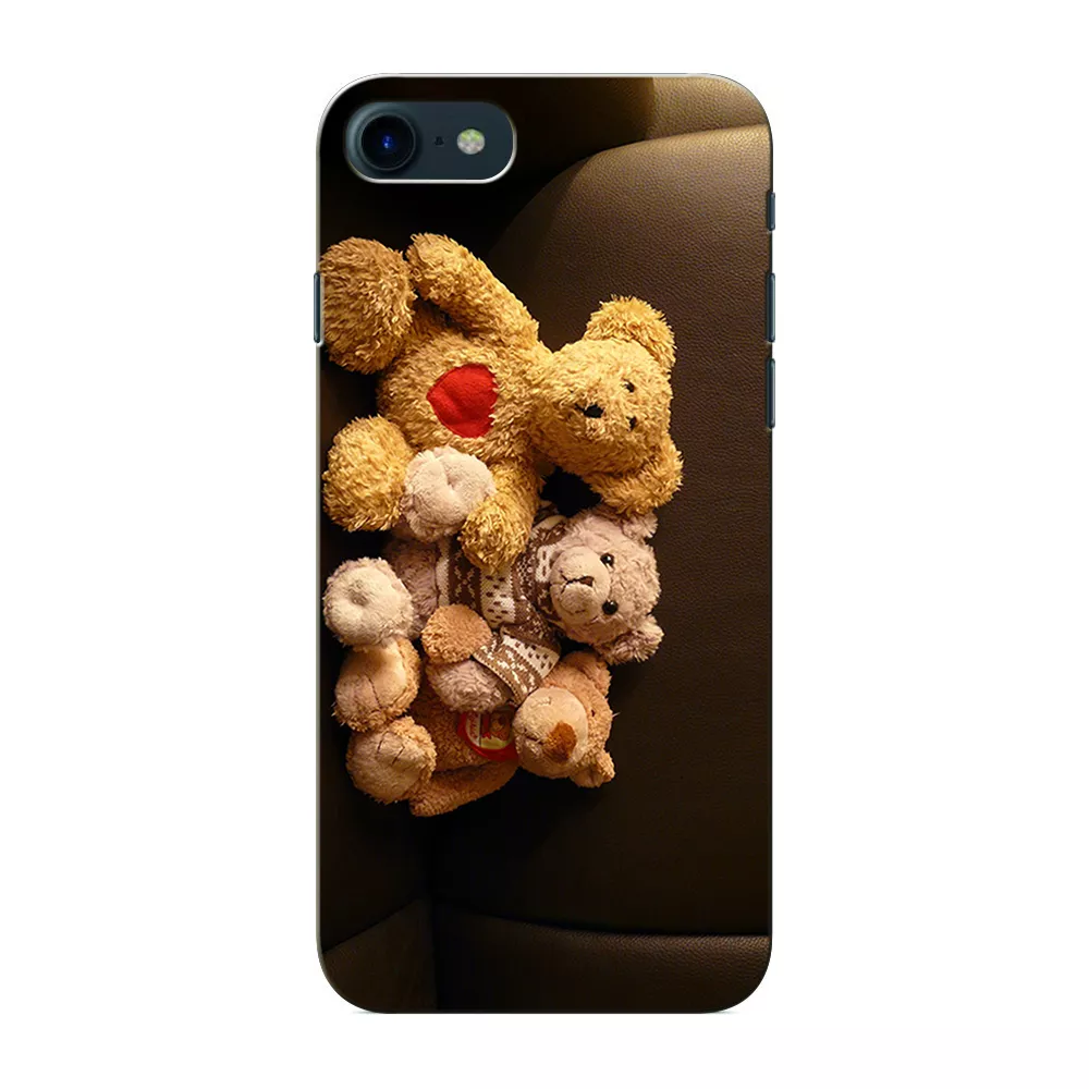 Prinkraft designer back case / cover for Apple iPhone 7 with Teddy Bear with familyTheme, Apple iPhone 7 case, Printed Cover for Apple iPhone 7, 3D Designer Back case for Apple iPhone 7