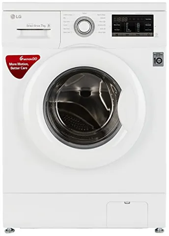 LG 7 kg Fully-Automatic Front Loading Washing Machine (FH0G7QDNL02, White)