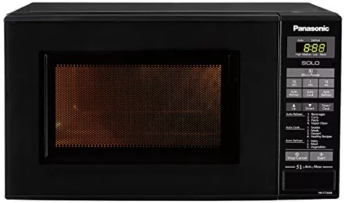Panasonic 20 L Solo Microwave Oven (NN-ST266BFDG, Black)