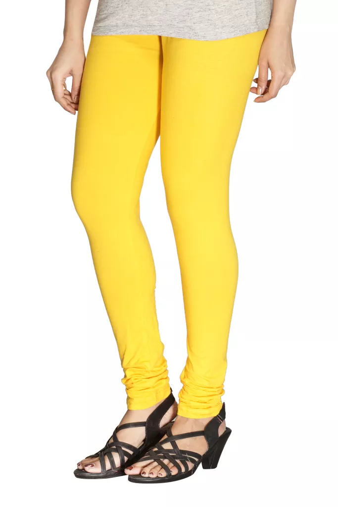 Minu   Premium Light Yellow  womens  Leggings