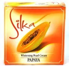 Silka papaya whitening pearl cream (6g)