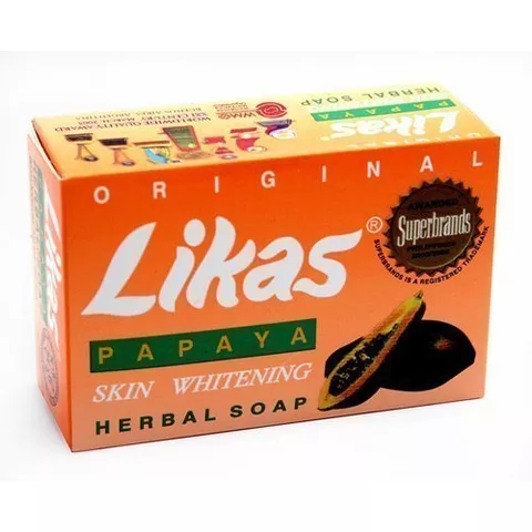 Likas Original Papaya Skin Whitening Herbal Soap By Trinidad Cosmetics Laboratory - 135 Grams