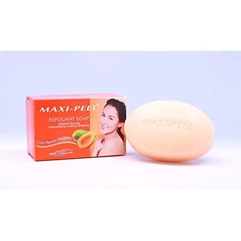 Maxi-Peel Exfoliant Soap Blemish Removal Smoothening Intense Whitening 90g w/ Papaya Enzymes