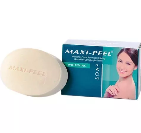 Maxi- Peel / Expoliant Soap - Blemish removal- Smoothening - Whitening - 90g Product of the Philippines