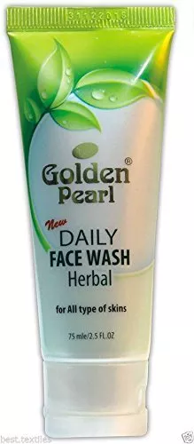 ORIGINAL Golden Pearl Herbal Daily Face Wash 75ml original pakistan