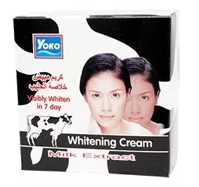 Generic �1 Yoko Face Whitening Cream Pure Milk Extract Moisture Reduce Dark Spots 4g